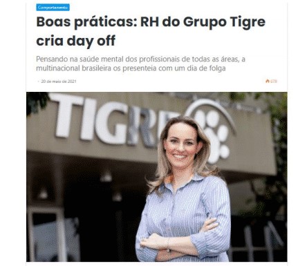 Boas práticas: RH do Grupo Tigre cria day off