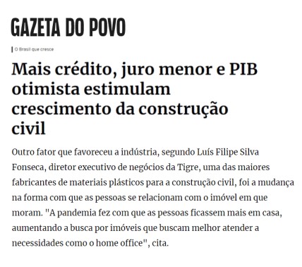Mais crédito, juro menor e PIB otimista estimulam crescimento da construção civil