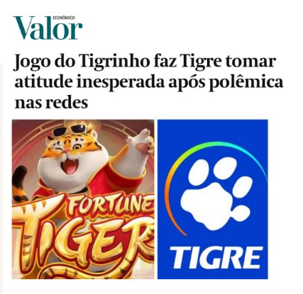 Valor Econômico - Jogo do Tigrinho faz Tigre tomar atitude inesperada após polêmica nas redes