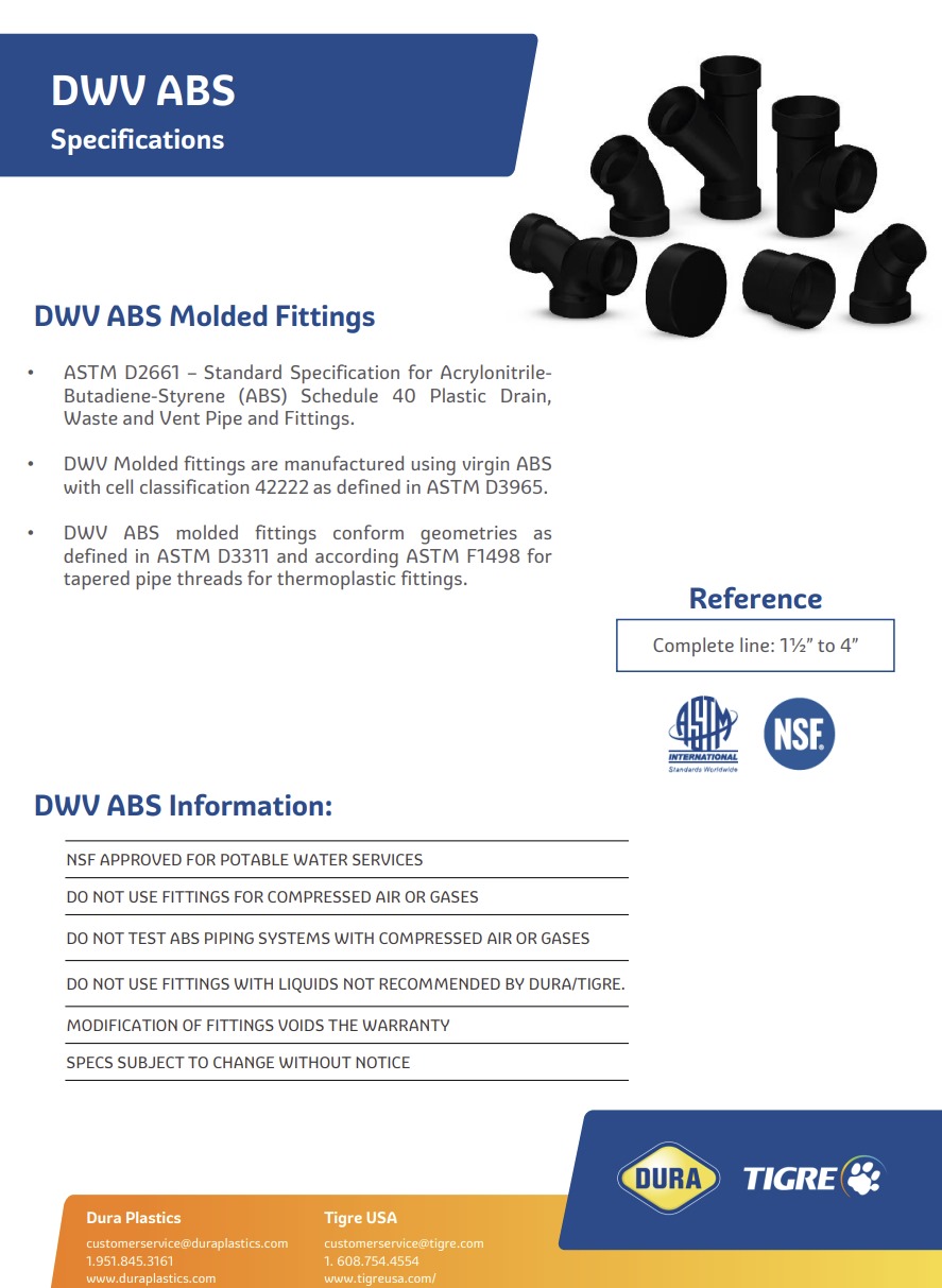 ABS DWV
