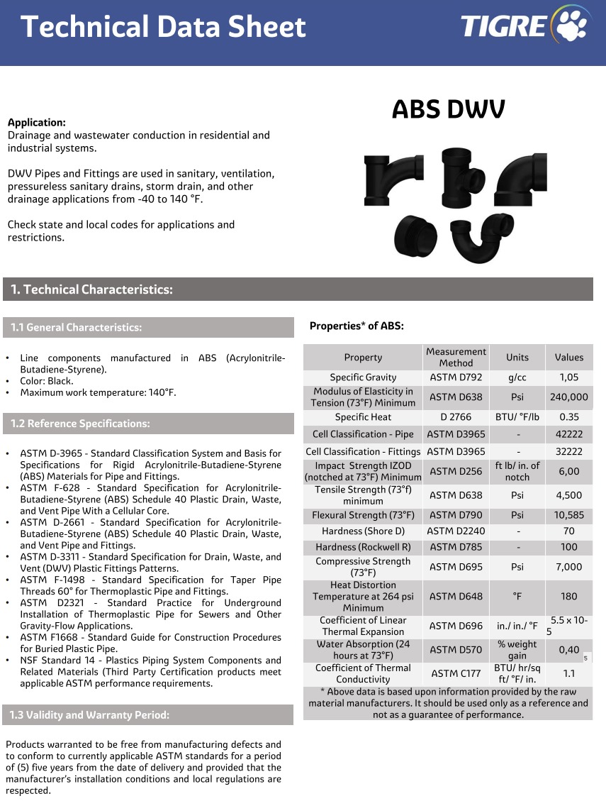 ABS DWV